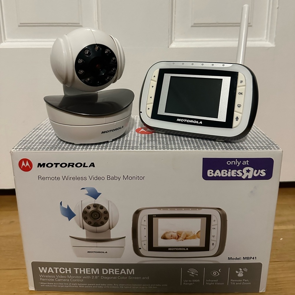 Remote wireless video, baby monitor by Motorola